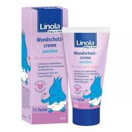 LINOLA Baby & Crema protettiva per ferite sensibile per bambini, 50 ml