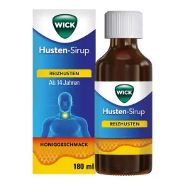 WICK Sciroppo per la tosse secca con miele, 180 ml