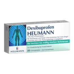 Dexibuprofene Heumann 200 mg compresse rivestite con film, 20 pz