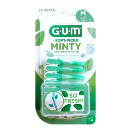 GUM SOFT-PICKS MINTY medio, 40 pezzi