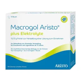 Macrogol Aristo plus elettroliti 13,72 g Ple, 10 pz