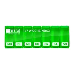 Wepa 1x7 scatola settimanale UV-protezione + verde, 1 pz