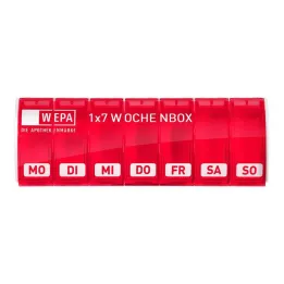 Wepa 1x7 scatola settimanale UV-protezione + rosa, 1 pz