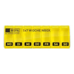 Wepa 1x7 scatola settimanale UV-protezione + giallo, 1 pz