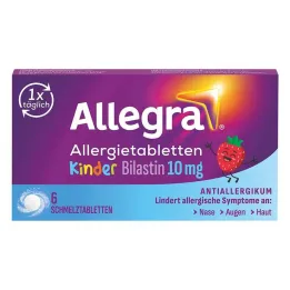 Allegra compresse allergiche per bambini 10 mg compresse fondenti, 6 pz