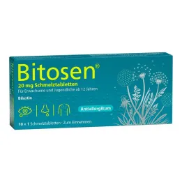 Bitosen 20 mg compresse orodispersibili, 10 pz