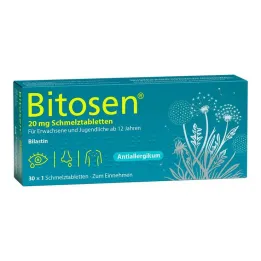 Bitosen 20 mg compresse orodispersibili, 30 pz