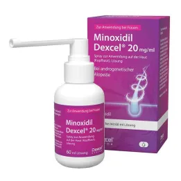 Minoxidil Dexcel 20 mg/ml spray per uso sul cuoio capelluto, 60 ml