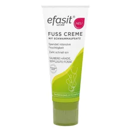 Crema piedi Efasit con attacco in spugna, 75 ml