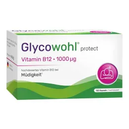 Glycowohl vitamina B12 1000 µg capsule vegane ad alto dosaggio, 120 pezzi