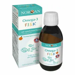 Norsan Omega-3 Fisk per bambini liquido, 150 ml