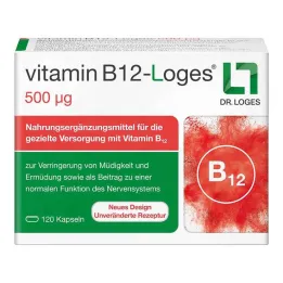 Vitamina B12-Loges capsule da 500 µg, 120 pezzi