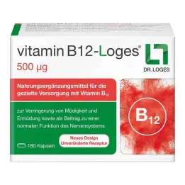 Vitamina B12-Loges capsule da 500 µg, 180 pezzi