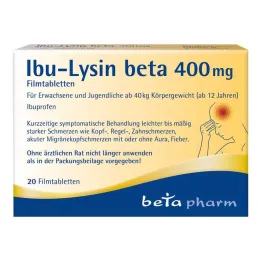 Ibu-Lisina beta 400 mg compresse rivestite con film, 20 pz