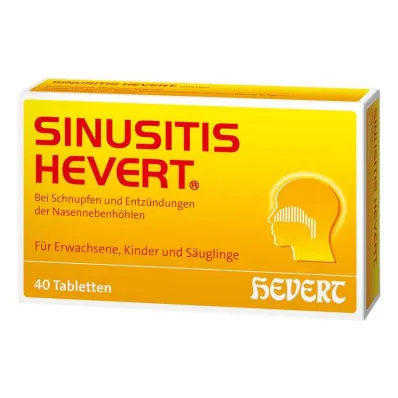Sinusite Hevert compresse, 40 pz Sinusite Hevert compresse, 40 pz
