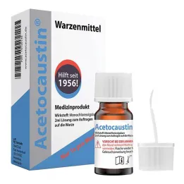 Soluzione di acetocaustina rimedio per verruche, 2 ml