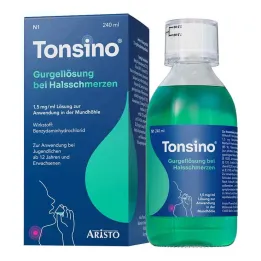 Soluzione per gargarismi Tonsino per mal di gola, 240 ml