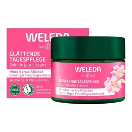 Weleda trattamento giorno levigante alla rosa canina &amp; tè bianco, 40 ml