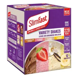 Confezione campione di polvere Slim Fast mista (368 g)