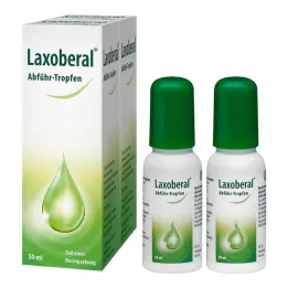 Gocce Laxoberal, lassativo contro la stitichezza, 2x50 ml