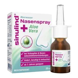 Spray nasale acqua di mare Sinulind + aloe vera, 20 ml