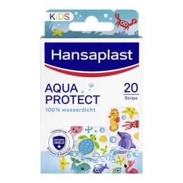 Strisce di cerotto per bambini Hansaplast Aqua Protect, 20 pezzi