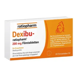 Dexibu-ratiopharm 200 mg compresse rivestite con film, 20 pz