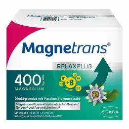 Magnetrans Relax + 400 mg bastoncini granulati al mirtillo, 50 pz