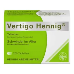 Compresse Vertigo Hennig, 200 pz