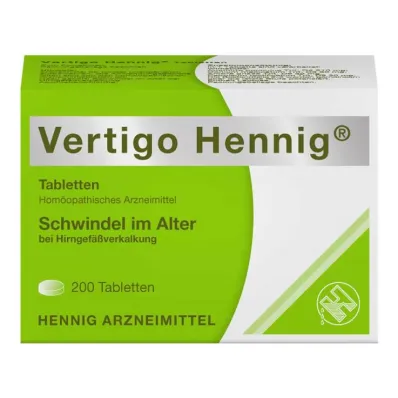 Compresse Vertigo Hennig, 200 pz Compresse Vertigo Hennig, 200 pz