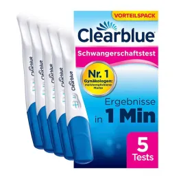 Test di gravidanza Clearblue a rilevamento rapido, 5 pz