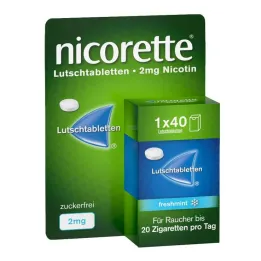 Nicorette menta fresca 2 mg losanghe pressate, 40 pz