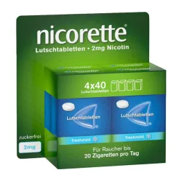 Nicorette menta fresca 2 mg losanghe pressate, 160 pz