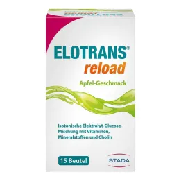 Elotrans ricarica sacchetto di mele in polvere elettrolitica, 15X7,45 g