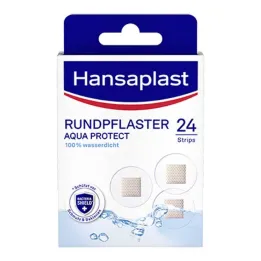 Cerotto rotondo Hansaplast Aqua Protect, 24 pezzi