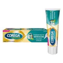Corega Crema Ultra Adesiva Tenuta Forte + Sigillante, 40 g