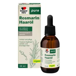Olio per capelli al rosmarino Doppelherz puro, 50 ml