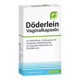Capsule vaginali Döderlein con batteri lattici, 15 pezzi