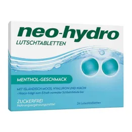 Pastiglie Neo-Hydro al mentolo senza zucchero, 24 pz