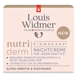 Widmer nutriderm Pigmacare crema notte l.P., 50 ml