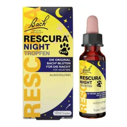 Fiori di Bach Original Rescura Night Pets gocce senza alcool, 10 ml
