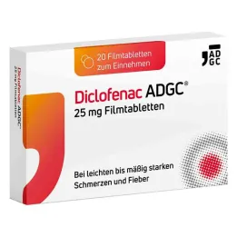 Diclofenac ADGC 25 mg compresse rivestite con film, 20 pz