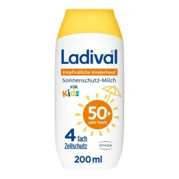 Latte per la pelle sensibile dei bambini Ladival LSF 50+, 200 ml
