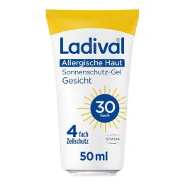 Ladival gel per pelle allergica viso LSF 30, 50 ml