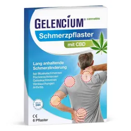 Cerotti antidolorifici Gelencium con CBD (6 pezzi)
