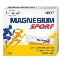 Dr. Böhm Bastoncini sportivi in magnesio, 20X1,5 g
