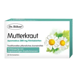 Dr. Böhm Feverfew Apomedica 200 mg compresse rivestite con film, 60 pz