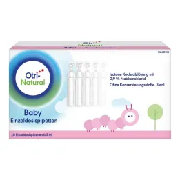 OtriNatural Baby pipette monodose, 20X5 ml