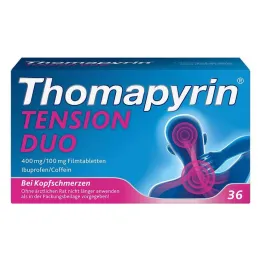 Tomapirina TENSION DUO 400 mg / 100 mg compresse rivestite con film, 36 pz