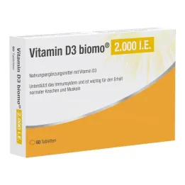 Vitamina D3 Biomo compresse da 2.000 UI, 60 pz